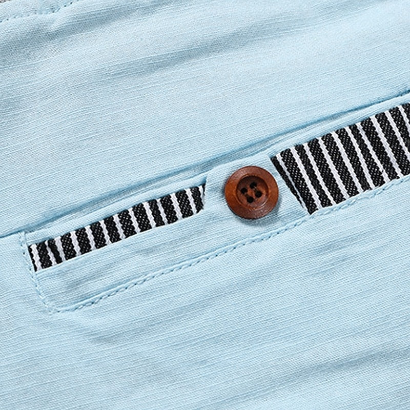 Teotônio - Calça Masculina com Cordão Solta Leve
