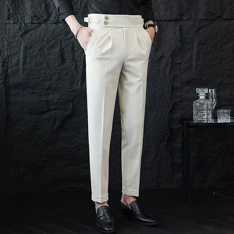 Feliciano - Calça de Linho Masculina Alfaiataria Leve