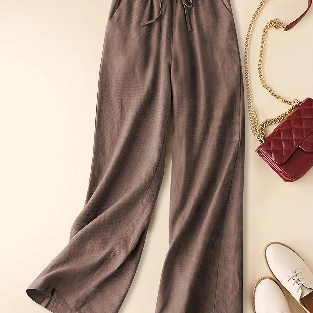 Nadir - Calça Pantalona com Cordão