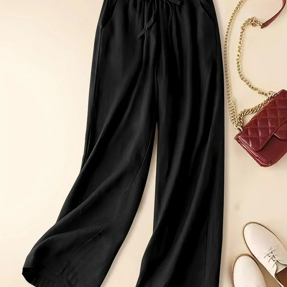 Nadir - Calça Pantalona com Cordão