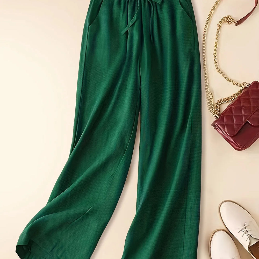 Nadir - Calça Pantalona com Cordão