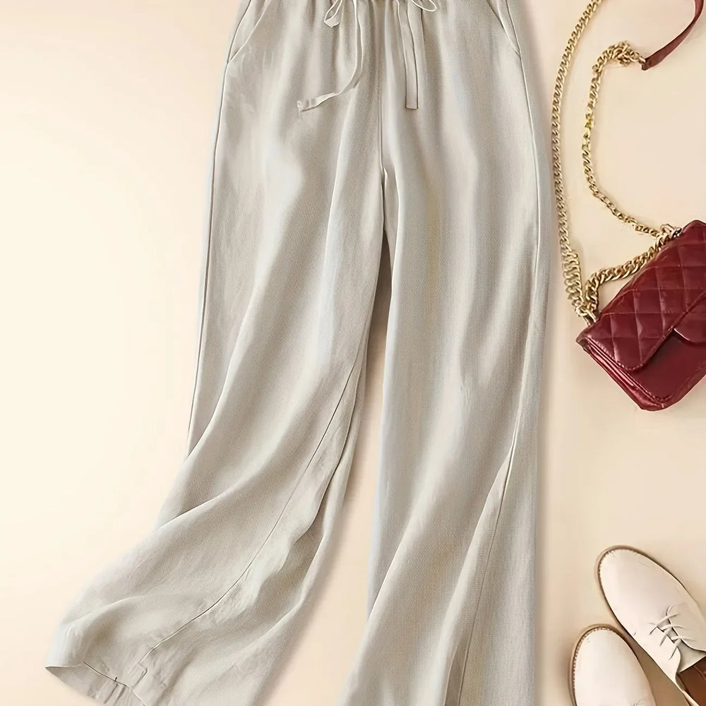 Nadir - Calça Pantalona com Cordão