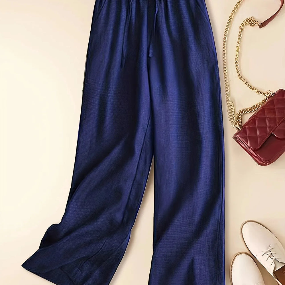 Nadir - Calça Pantalona com Cordão