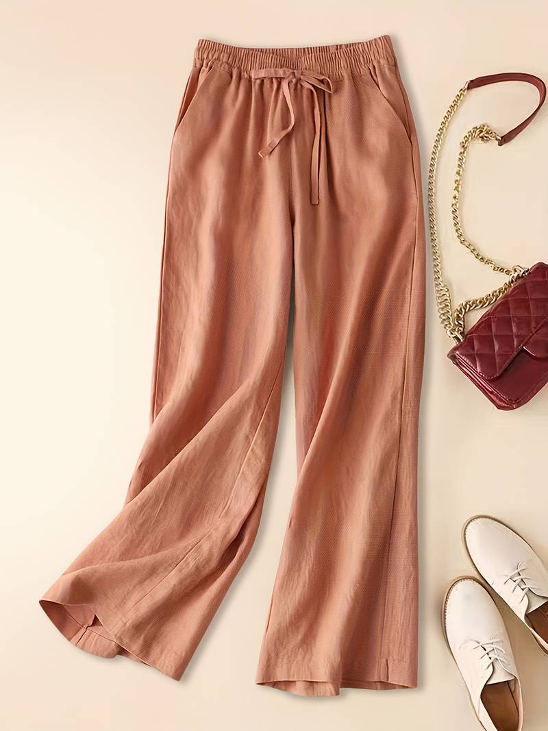 Nadir - Calça Pantalona com Cordão