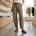 Praxedes - Calça Feminina Cintura Alta Utilitária