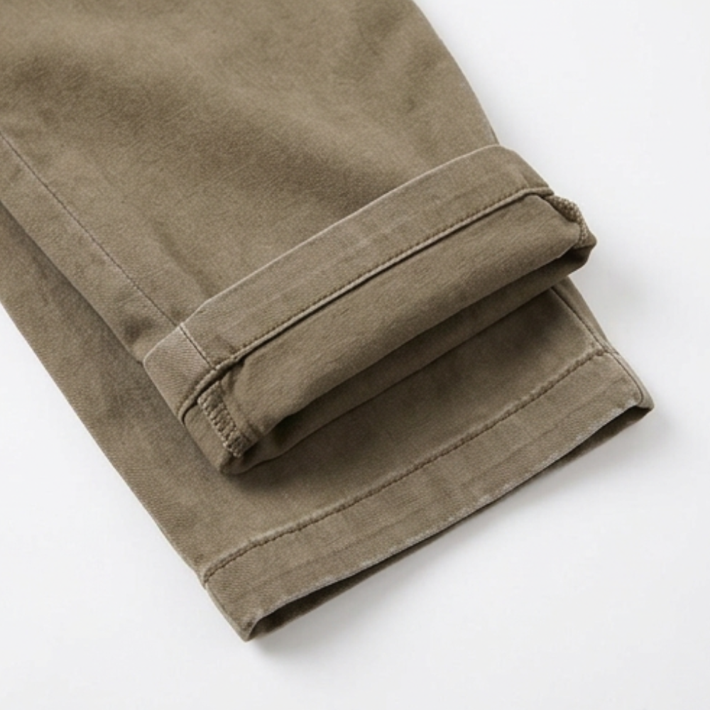 Praxedes - Calça Feminina Cintura Alta Utilitária