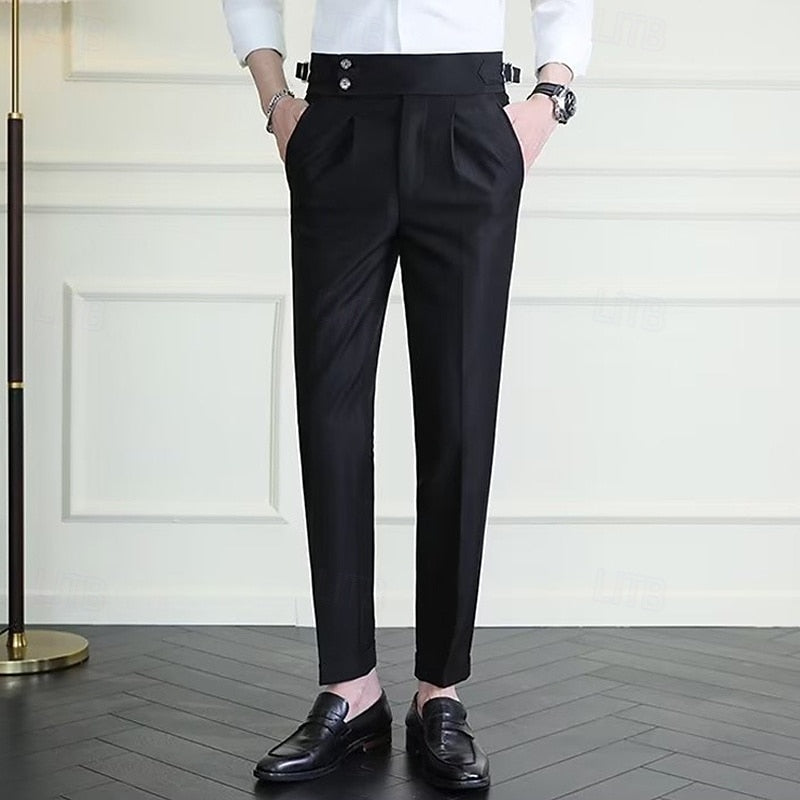 Feliciano - Calça de Linho Masculina Alfaiataria Leve