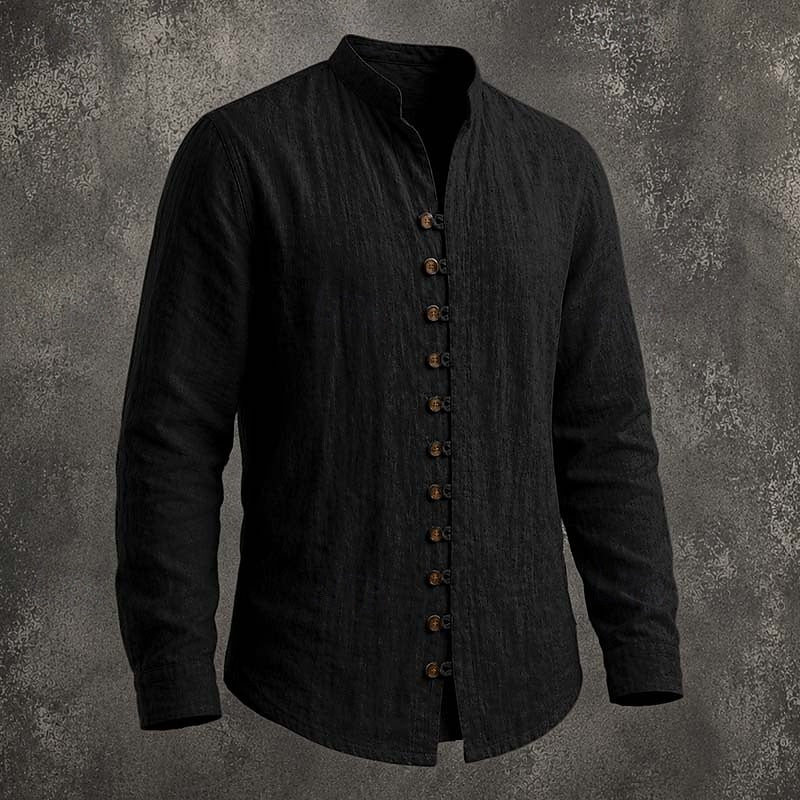 Otaviano - Camisa Masculina Gola Padre