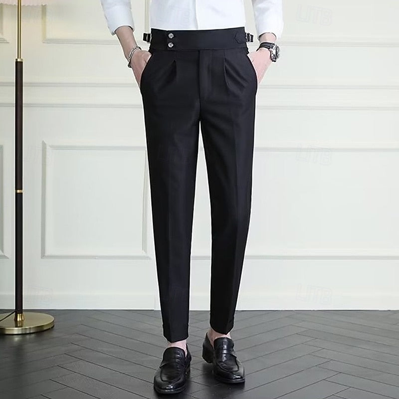 Feliciano - Calça de Linho Masculina Alfaiataria Leve
